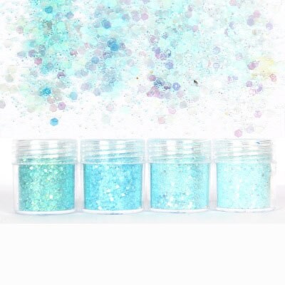 4 PièCES/ensemble Coloré Caméléon À Paillettes Bling Garniture Pour UV Résine Artisanat BIJOUX À BRICOLER SOI-MÊME Faire De L'artisanat Bijoux thumbnail