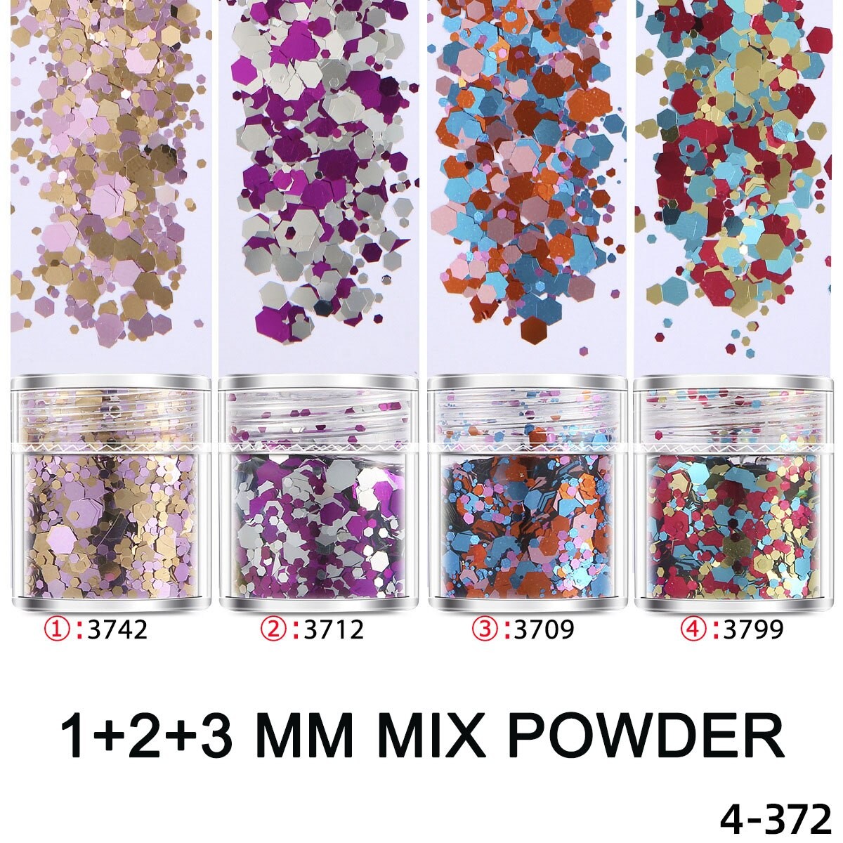 4 PièCES/ensemble Coloré Caméléon À Paillettes Bling Garniture Pour UV Résine Artisanat BIJOUX À BRICOLER SOI-MÊME Faire De L'artisanat Bijoux thumbnail