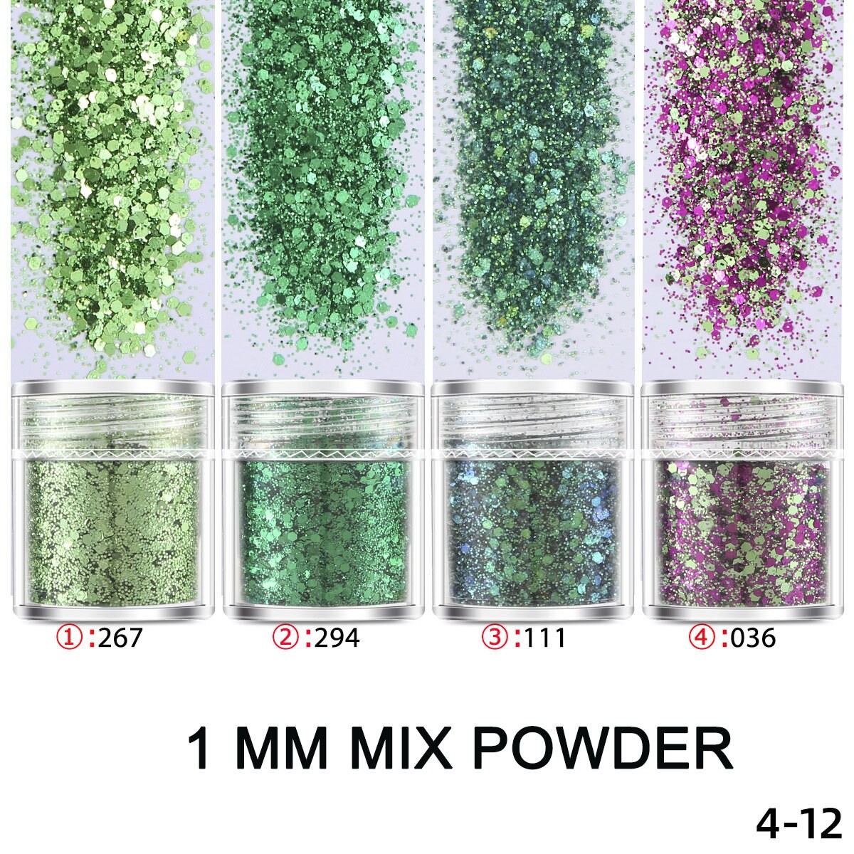 4 PièCES/ensemble Coloré Caméléon À Paillettes Bling Garniture Pour UV Résine Artisanat BIJOUX À BRICOLER SOI-MÊME Faire De L'artisanat Bijoux thumbnail