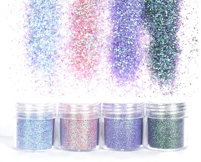 4 PièCES/ensemble Coloré Caméléon À Paillettes Bling Garniture Pour UV Résine Artisanat BIJOUX À BRICOLER SOI-MÊME Faire De L'artisanat Bijoux thumbnail