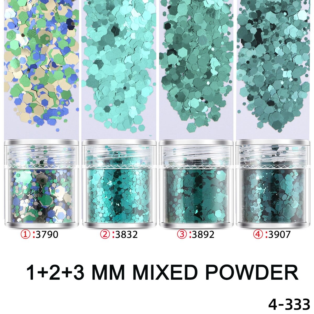 4 PièCES/ensemble Coloré Caméléon À Paillettes Bling Garniture Pour UV Résine Artisanat BIJOUX À BRICOLER SOI-MÊME Faire De L'artisanat Bijoux