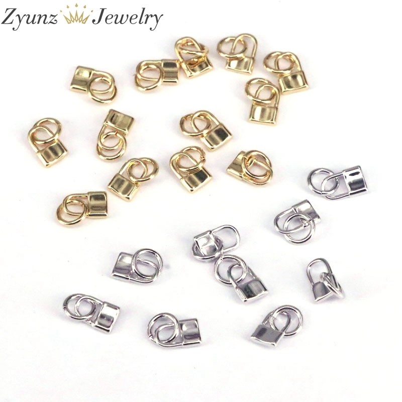 20 PièCES, 4*7MM, Pendentif Breloques En Métal Cadenas Breloques Ajustement Collier à Faire Soi-même Bracelet Pendentifs Fabrication De Bijoux