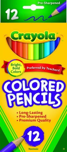 Crayola Colored Pencils 12 Each (Pack of 6)