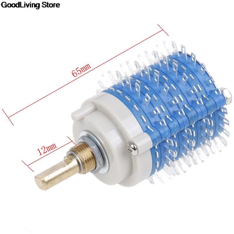 Potentiomètre De Contrôle De Volume à Monter Soi-même, 1 Pièce, 4 Pôles, 24 Pas, 4x24 Interrupteur Rotatif,