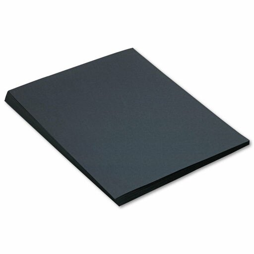 Construction Paper, 58lb, 18 X 24, Black, 50/Pack