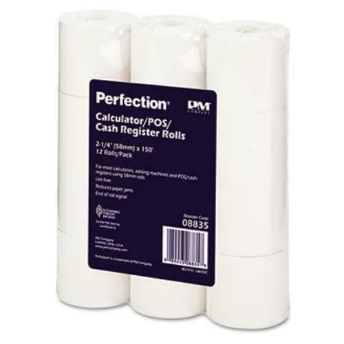 Pm Company 8835 Impact Bond Paper Rolls, 2.25