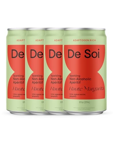 De Soi Non-Alcoholic Apéritif, Haute Margarita 4 Cans (8 Fl Oz Each)