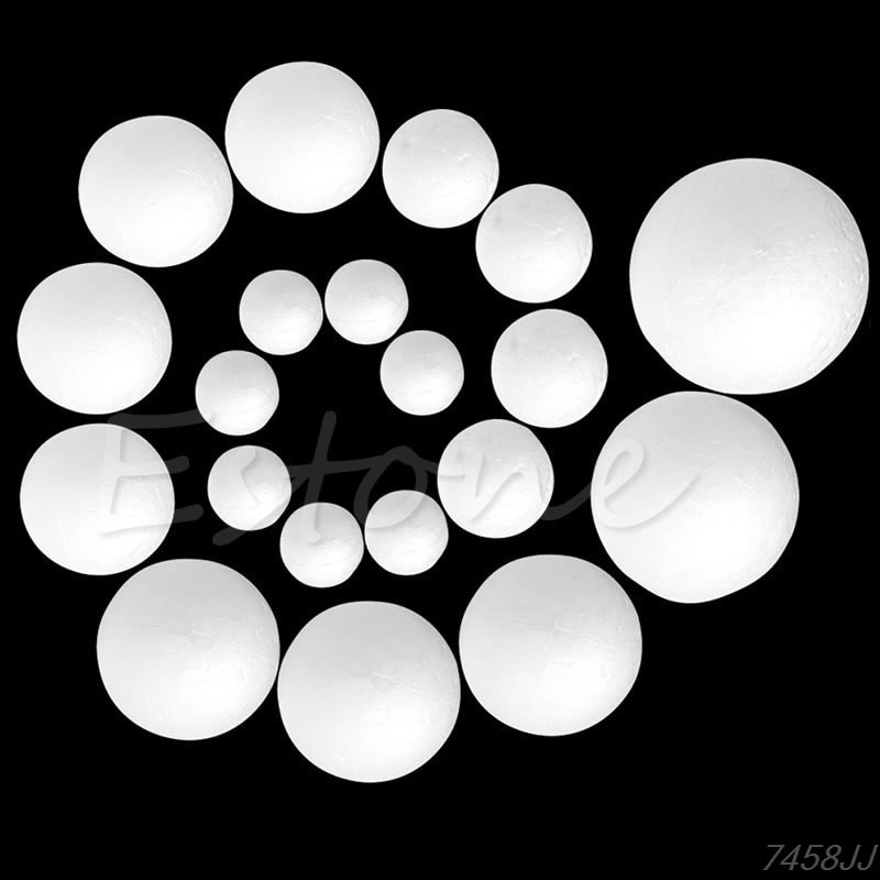 Boule De Mousse De Polystyrène Pour Modélisation, 1 Pièce Ronde De 2/3/4/5/6/8 Cm, Matériel à Faire Soi-même, Directe thumbnail