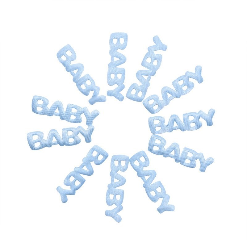 YONGSNOW 100 Ps/Lot Rose Bleu Bébé Empreinte Chariot Bavoir Table Fête Arrose Confettis Bricolage Bébé Douche Anniversaire Décoration De La Mais thumbnail