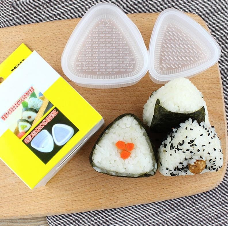 Lot De 4 Moules à Sushi Triangulaires, Pour Faire Soi-même, Pour Les Boules De Riz, Presse Alimentaire, Kit, Accessoires De Cuisine Japonaise Bento