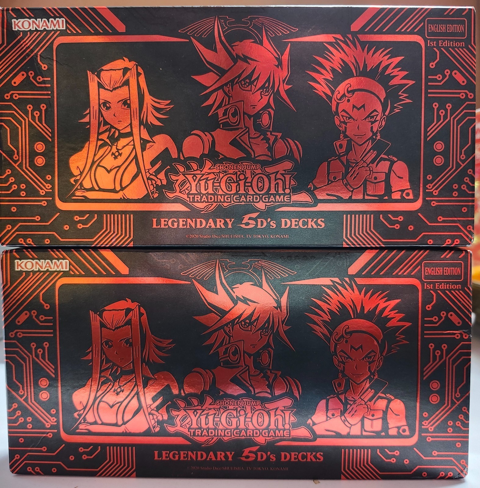 Yu-Gi-Oh! Legendary 5D's Deck Boxes X2 English 1st Edition