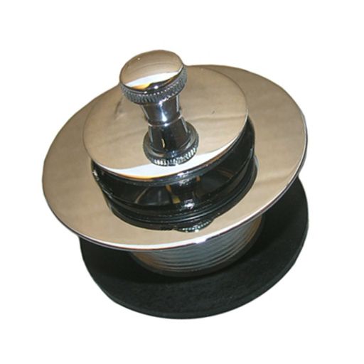 LASCO 03-4807 Bathtub Strainer Assembly with Lift and Lock Stopper/Strainer W.