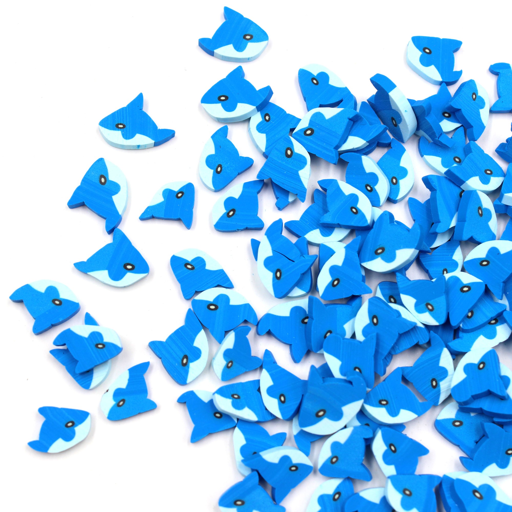 Tranches De Requin Bleu Polymère, 100 G/Lot, En Argile Douce, Dauphin, Pour La Décoration Artistique, Artisanat, Accessoires De Remplissage thumbnail