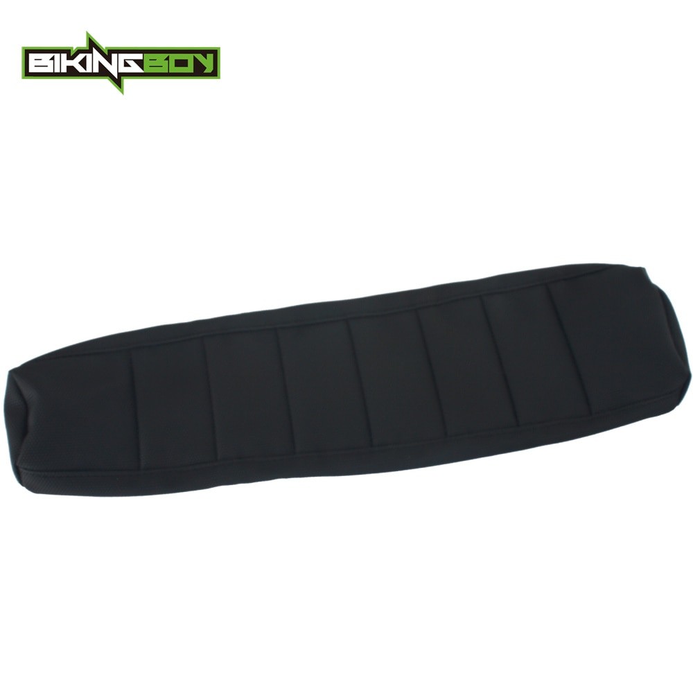 BIKINGBOY-housse De SièGE Souple | Noir, En PVC, Pour Supermoto MX, Cross Off Road, Rainuré, Pour KTM SX50 SX 50 09 14 13 12 11 10