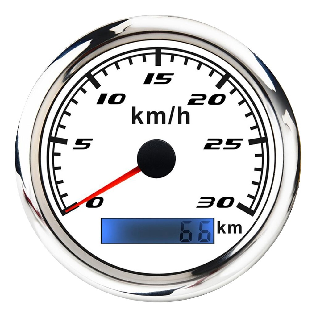 Jauge De Vitesse GPS Numérique | Voiture Marine, Indicateur De Vitesse 0-30 Km/h, Signal De Pouls thumbnail