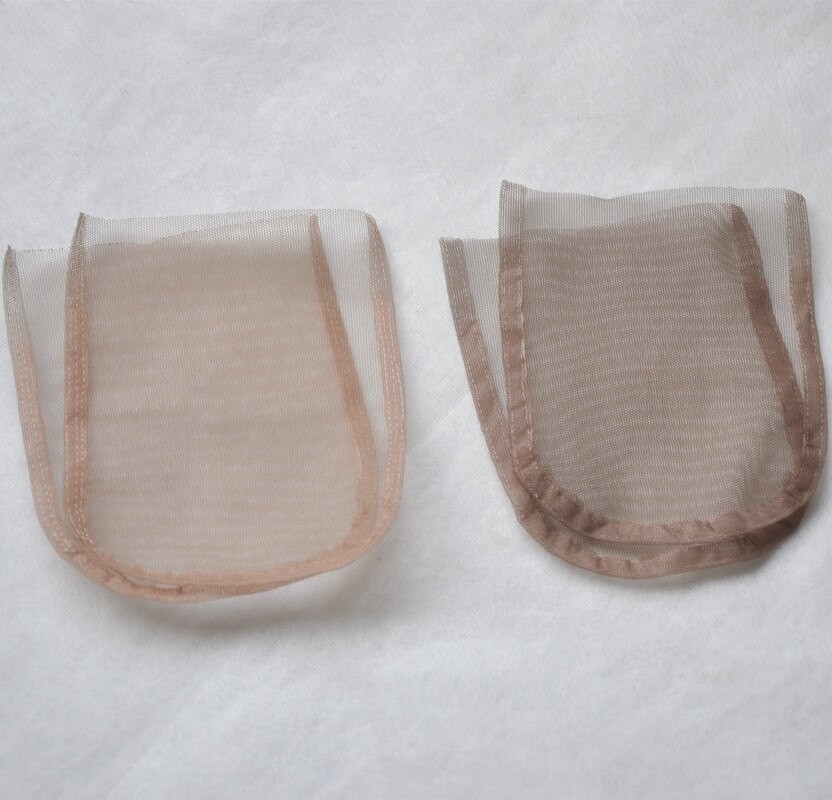 Perruque Swiss Lace Closure De 4*4 6 PièCES/sac | Base Solide, Beige/marron, 4*4, Pour Faire Soi-même La Perruque Lace Closure