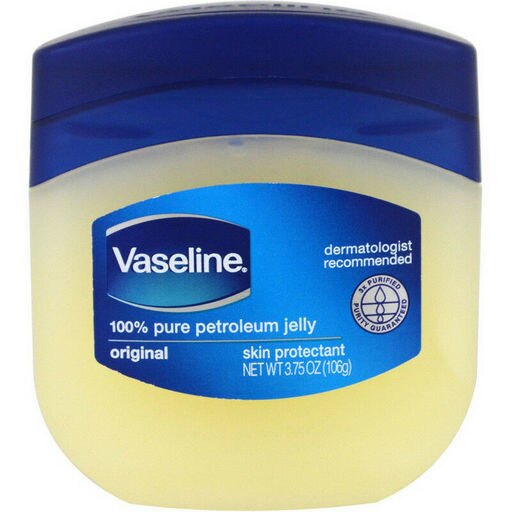Vaseline 100% Pure Petroleum Jelly Skin Protectant, Original 3.75 Oz (Pack of 7)