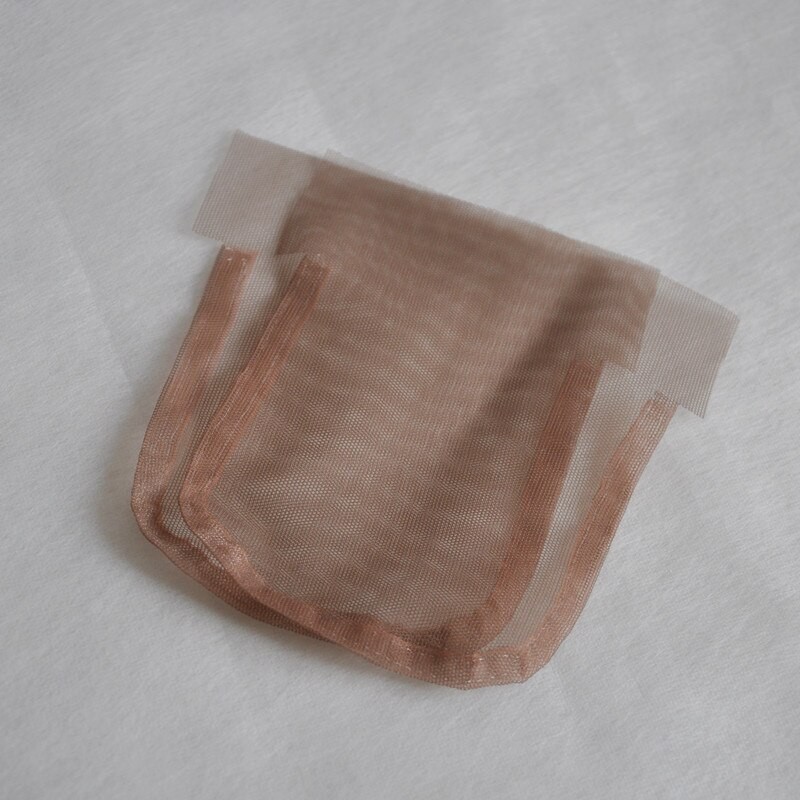 6 PièCES/sac 4*4 | Base Swiss Lace Closure, Solide Et Brune, Pour Faire Soi-même La Dentelle Closure Wig, Accessoire De Perruque thumbnail