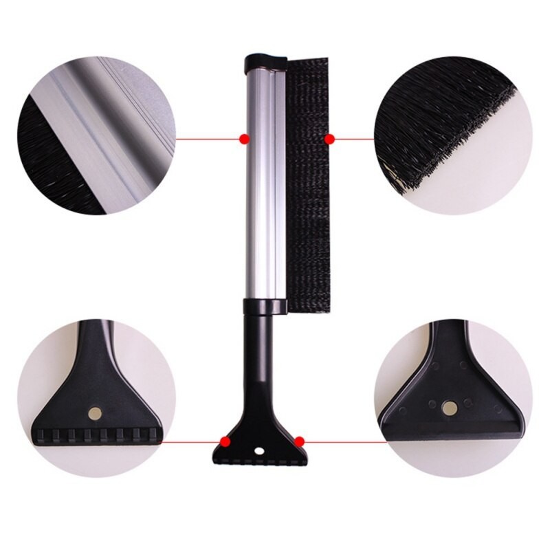 ABS Voiture Grattoir à Glace Extensible | Voitures Extensibles, Auto Grattoir à Glace Pelle Outil De Nettoyage De Brosse à Neige 0255 thumbnail