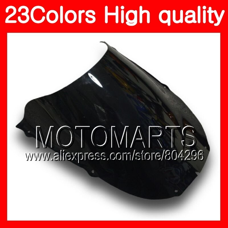 Pare-brise 23 Couleurs Pour YAMAHA | YZF1000R 96 97 98 99 01 96-07 YZF 1000R 02 03 04 06 07 Pare-brise Noir Chromé Clair Et Fumée