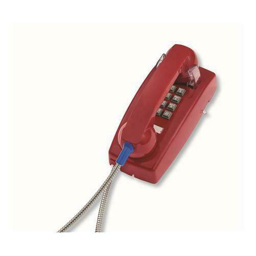 Itt 2554-arc-rd 255447arc20m Wall Phone W/armored Cord