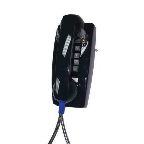 Itt 2554-arc-bk 255400arc20m Wall Phone W/armored Cord