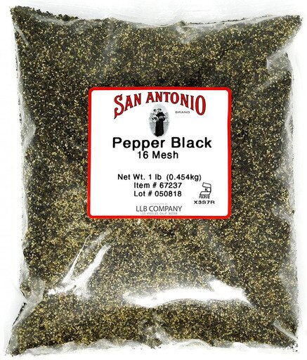 Coarse Ground Black Pepper 16 Mesh for Barbeque Grilling Meat Rub Seasoning
