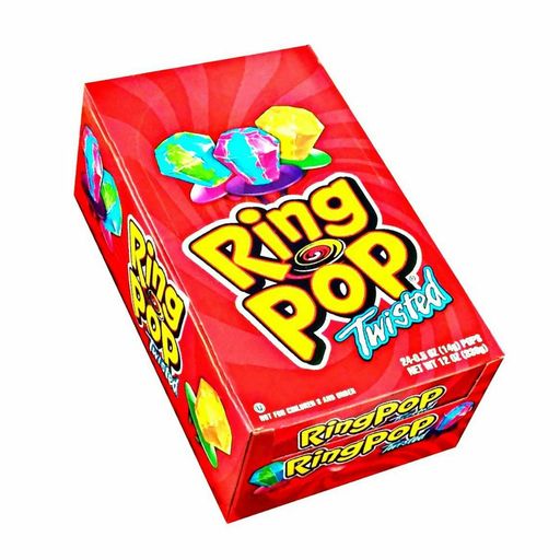 Ring Pop Twisted Fruit 24 Ct (Pack of 9)