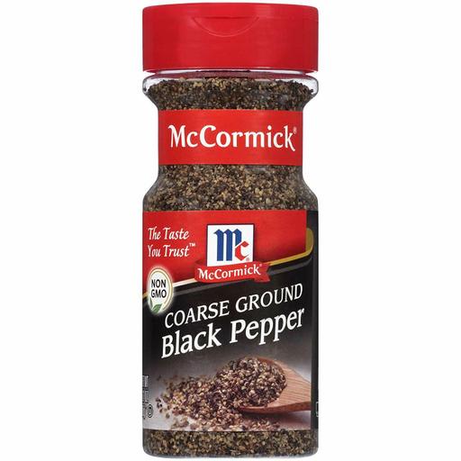 McCormick Coarse Ground Black Pepper, 3.12 Oz