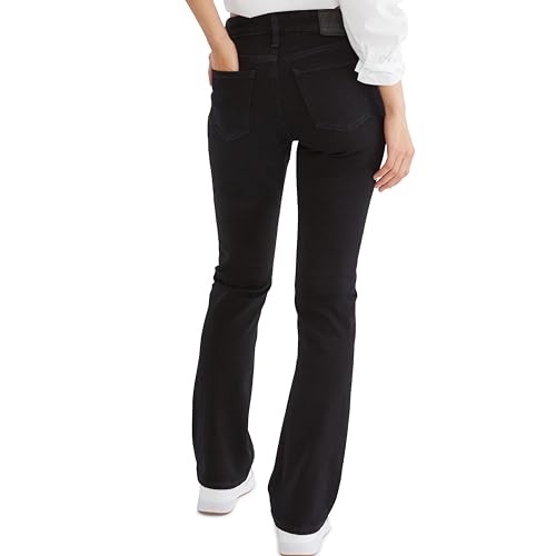 Aero Mid Rise Bootcut Jean, Black, 10 Long thumbnail