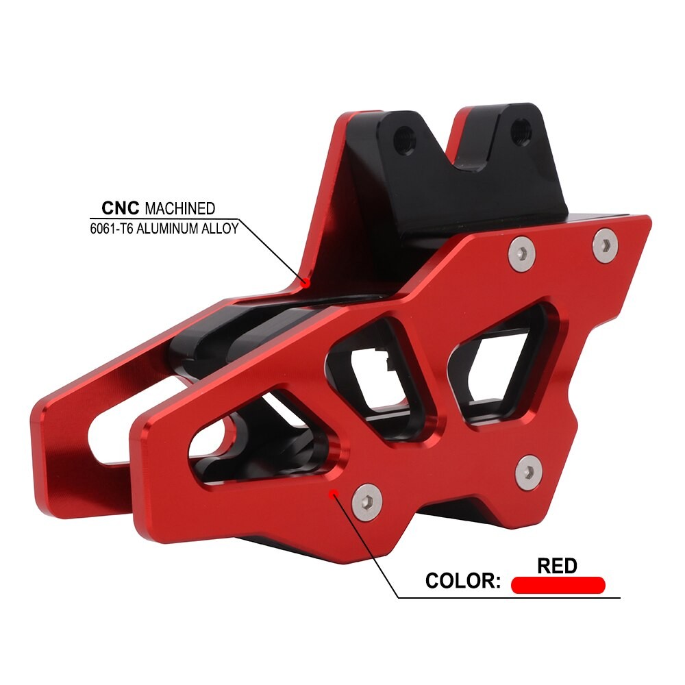 Protecteur De Garde De Pignon De Garde De Guide De Chaîne De Moto En Plastique Rouge Pour HONDA CRF150F CRF230F 03-09 12-17 CRF230F 19 CRF250F 19-20