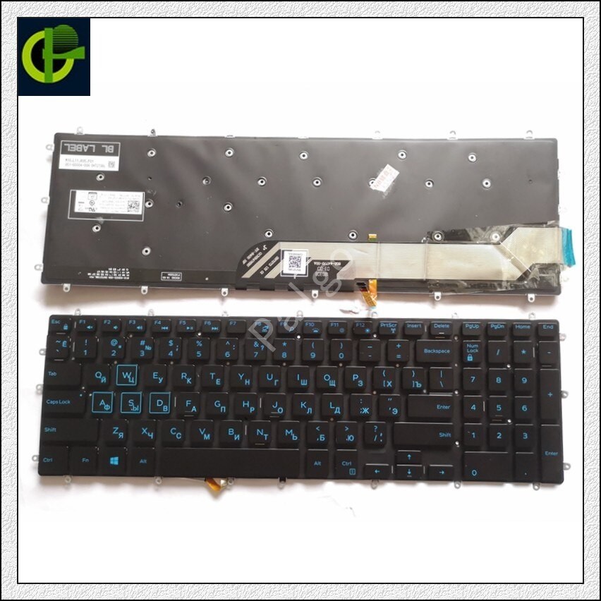 Clavier Russe Rétro-éclairé, Clavier Pour Dell G3 15 3579 3590 G3 17 3779, Inspiron Série 17 7000, 7773, 7778, 7786, 17-7779, RU thumbnail