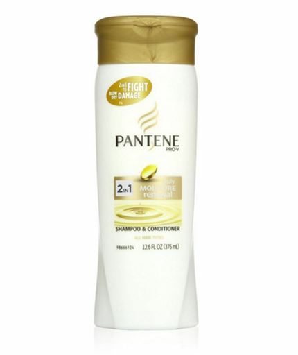 Pantene Pro-V Daily Moisture Renewal 2-in-1 Shampoo/Conditioner 12.6 Oz (9 Pack)