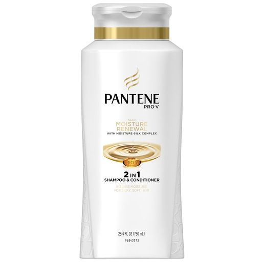 Pantene Pro-V Daily Moisture Renewal 2-in-1 Shampoo - Conditioner 25.40 Oz (4pk)