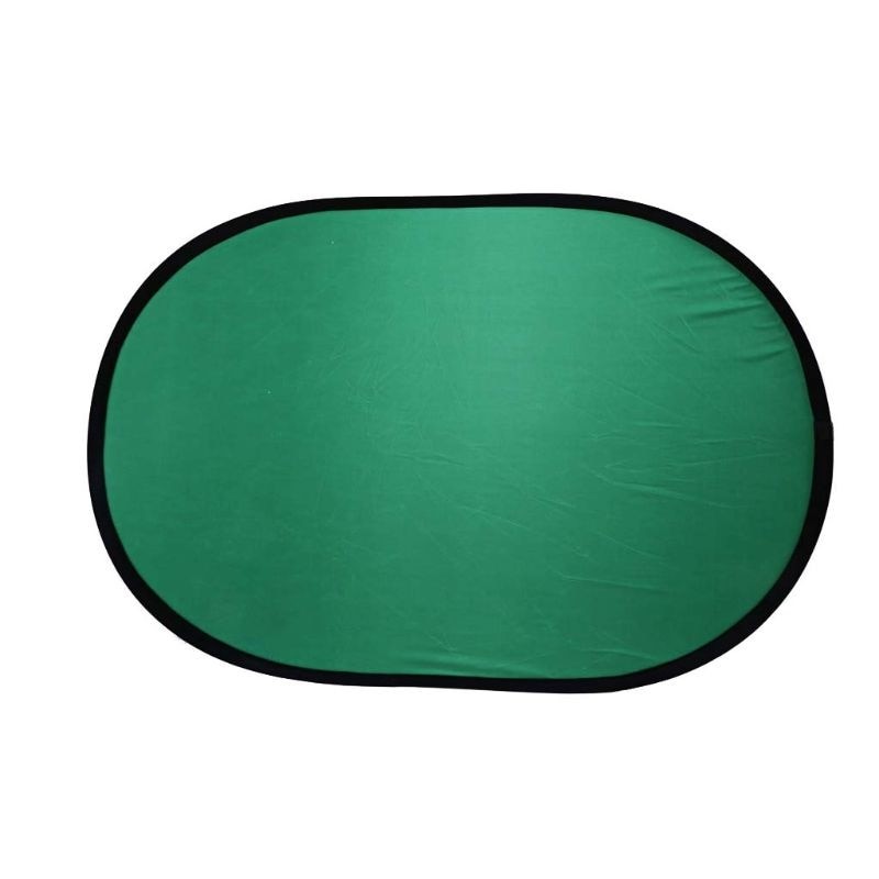 Goutte 100*150CM Ovale Pliable Portable Réflecteur Bleu Et Vert écran Chromakey Photo Studio Réflecteur De Lumière Pour La Photographie