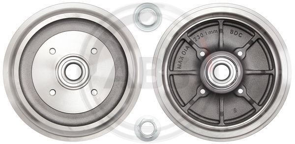 A.B.S. 3439-SC Brake Drum with ABS Sensor Ring