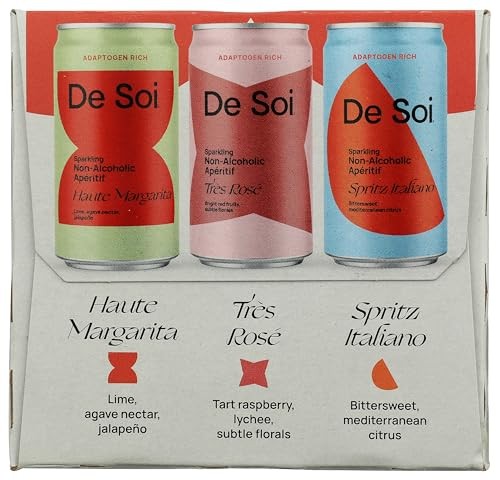 De Soi Non-Alcoholic Apéritif Variety Pack 6 Cans (8 Fl Oz Each) thumbnail