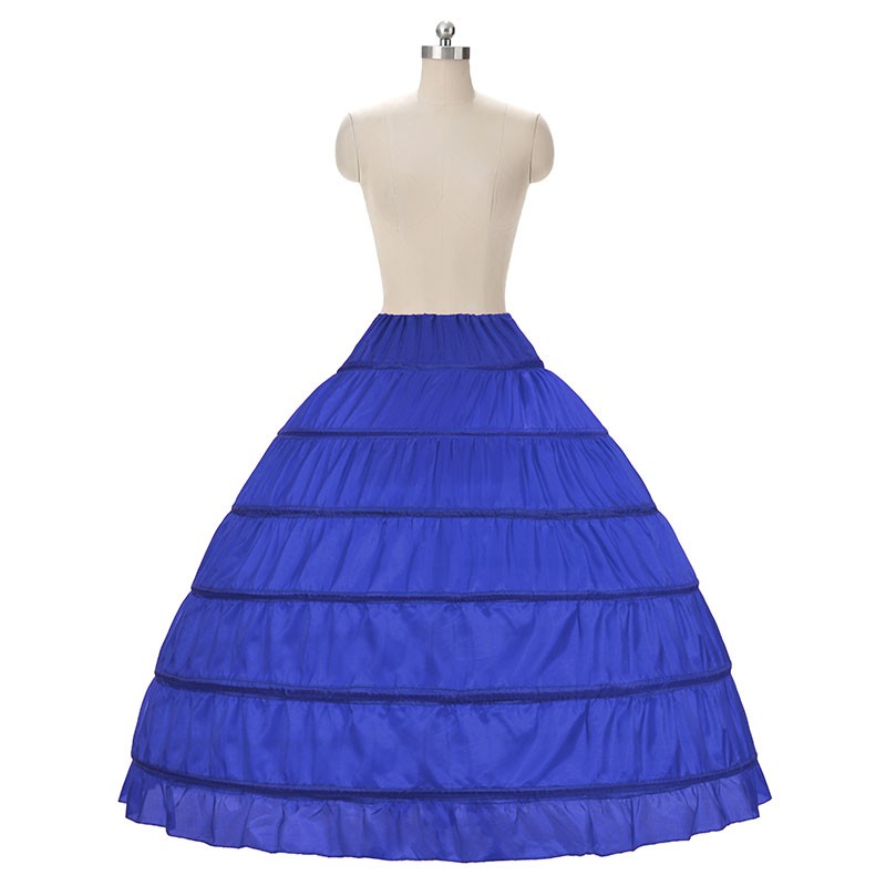 Jupon Blanc Pour Robe De Mariée, 6 Cerceaux, Sous-jupe, Accessoires De Mariée, , Offre Spéciale, 9306 thumbnail