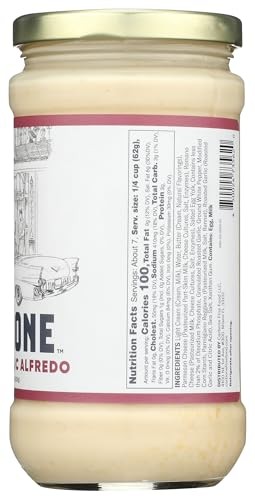 Carbone Roasted Garlic Alfredo Pasta Sauce, 15 Ounces (Pack of 6) thumbnail