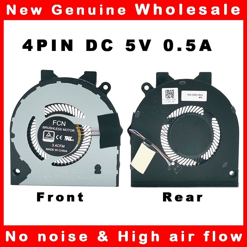 Radiateur De Ventilateur De Refroidissement Pour Dell Inspiron 14 5480 5488 15 5580 5588 Vostro 15 5581 V5581 G0D3G