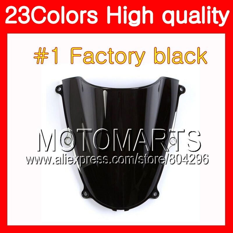 Pare-brise Anti-fumée Noir Chromé, 23 Couleurs, Pour HONDA NSF100 06 07 08 09 10 NSF 100 NSF-100 2006 2007 thumbnail