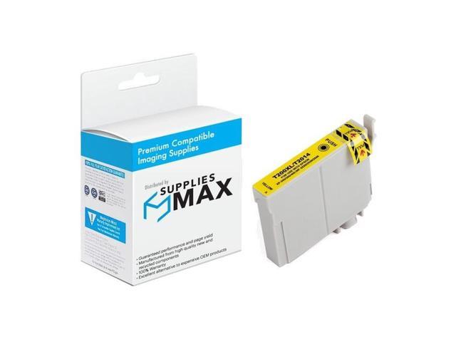 SuppliesMAX Replacement for WF-2520/2530/2540/XP-200/300/310/400/410 Yellow High Yield Inkjet (450 Page Yield) (NO. 200XL) (T200420-US)
