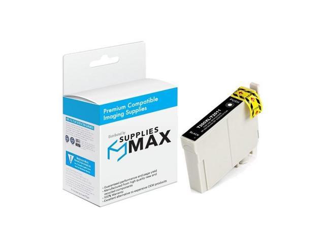 SuppliesMAX Replacement for WF-2520/2530/2540/XP-200/300/310/400/410 Black High Yield Inkjet (500 Page Yield) (NO. 200XL) (T200XL120)