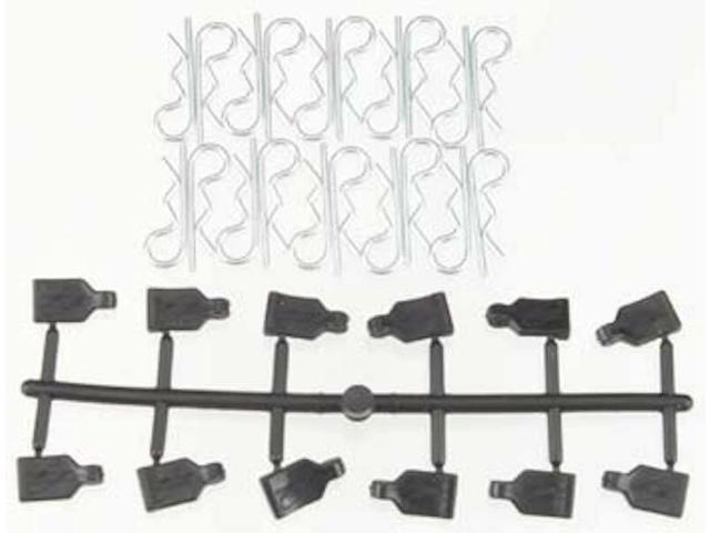 Pro-Line 6051-01 Pro-Pulls(12) Body Clips (20): 1/8 Scale