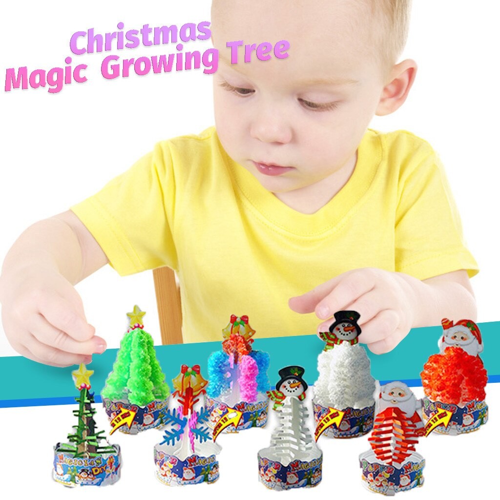 Sapin De Noël à Monter Soi-même Jouet Papier Arbre Fleur Enfant Jouet Arbre Magique 4 Combinaisons Noël Papier Arbre Magique Croissance Arbre thumbnail