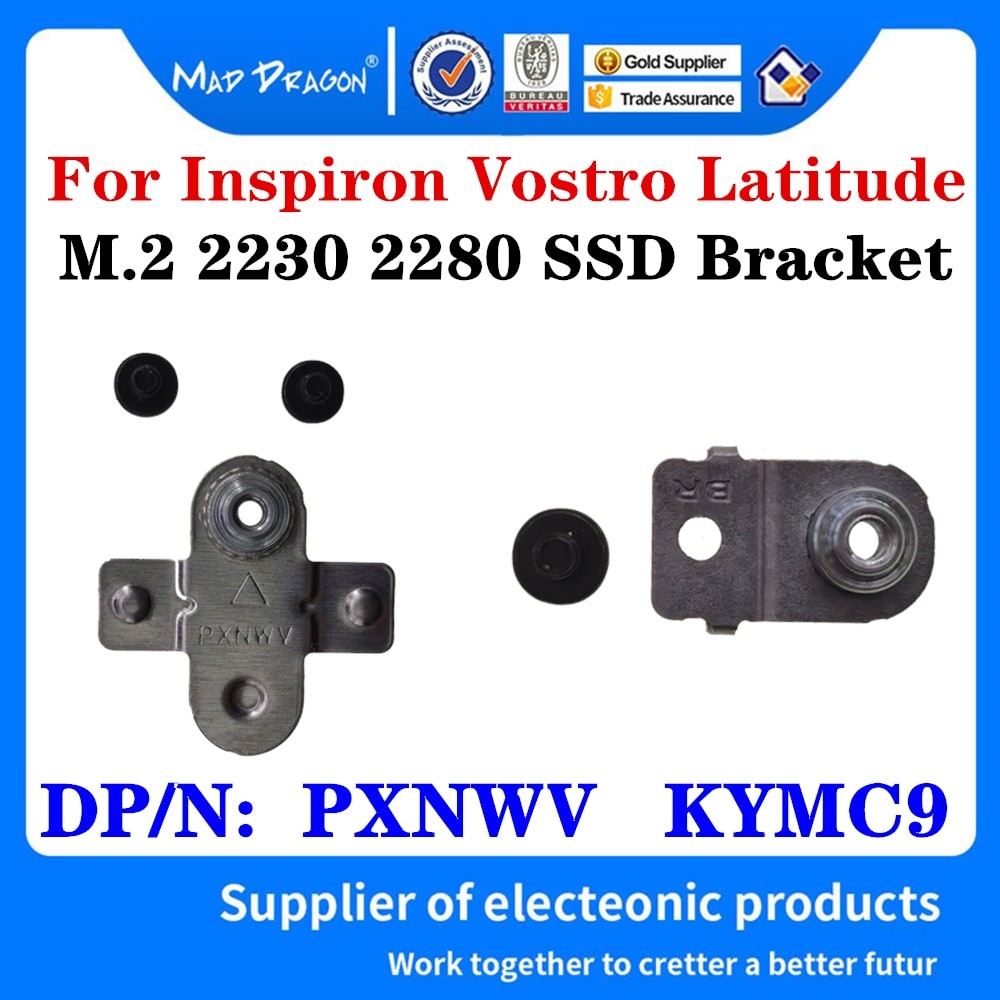 PXNWV – Support De Montage SSD Pour Ordinateur Portable Dell Inspiron 3590, 5501, 5505, 5508, 5580, 5585, 5590, 5591, 7570, 7580, 7573, 7590, 7786 thumbnail