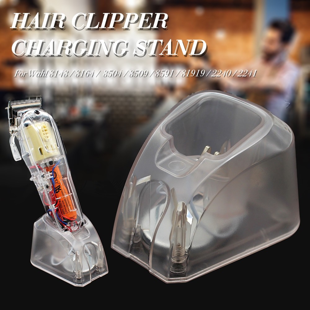 Tondeuse à Cheveux Socle De Charge Station De Quai Accessoires De Salon De Coiffure Clipper Support De Charge Convient Pour Wahl 8591 8148 4804 81919