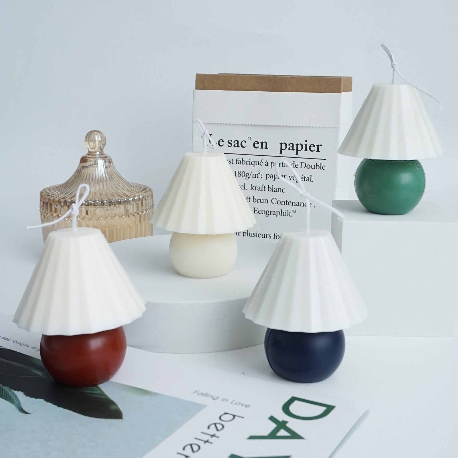 Mini Lampe De Table Forme Bougie Moule Lampe De Table Fait Main Bougie Faisant Acrylique Moules Pour Bougie à Bricoler Soi-même Faisant Des Outils 4