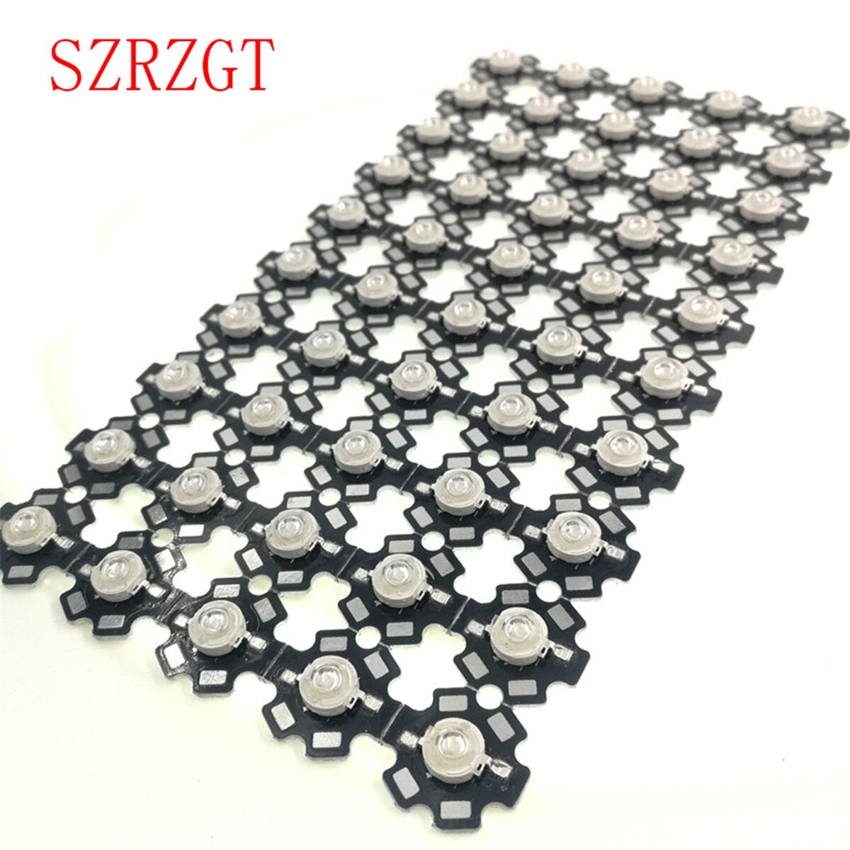 100 PièCES 1 W 30mil 3 W 45mil EPISTARS Bleu Royal 445nm Bleu 460nm LED Ampoule Plante élèvent La Lampe Légère Avec 20mm 3 W Puce LED Lumière LE thumbnail