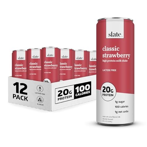 Slate Milk Classic Strawberry Protein Shake, 11 FZ